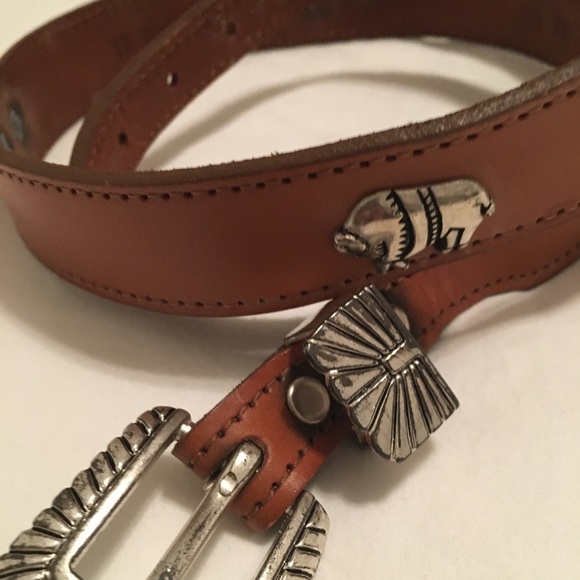 Vintage Western Top Grain Leather Belt - 5701-11 - Picture 3 of 13